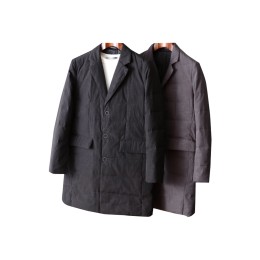 SKMS021  商務休閒西裝  領輕薄羽絨服   中長款冬純色百搭    鴨絨服外套上衣 SKMS021  商務休閒西裝  領輕薄羽絨服   中長款冬純色百搭    鴨絨服外套上衣